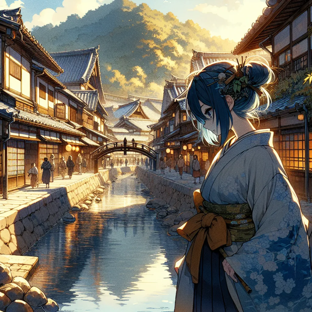 お染（道行浮塒鴎）（四）　爰に東の