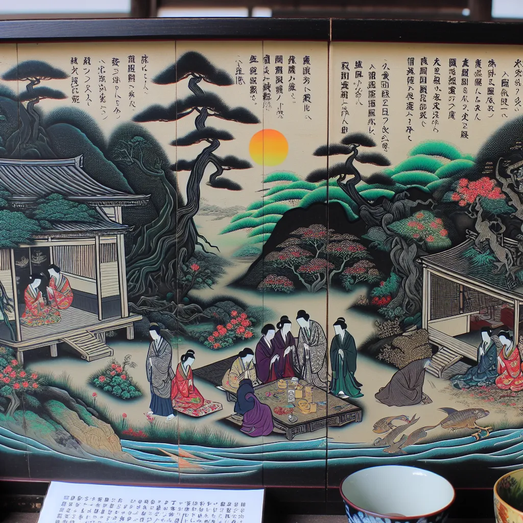 神田祭（〆能色相図）（四）　森の小鴉