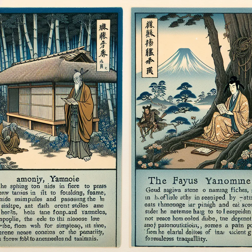 和歌；山上　憶良作、香川　景樹作