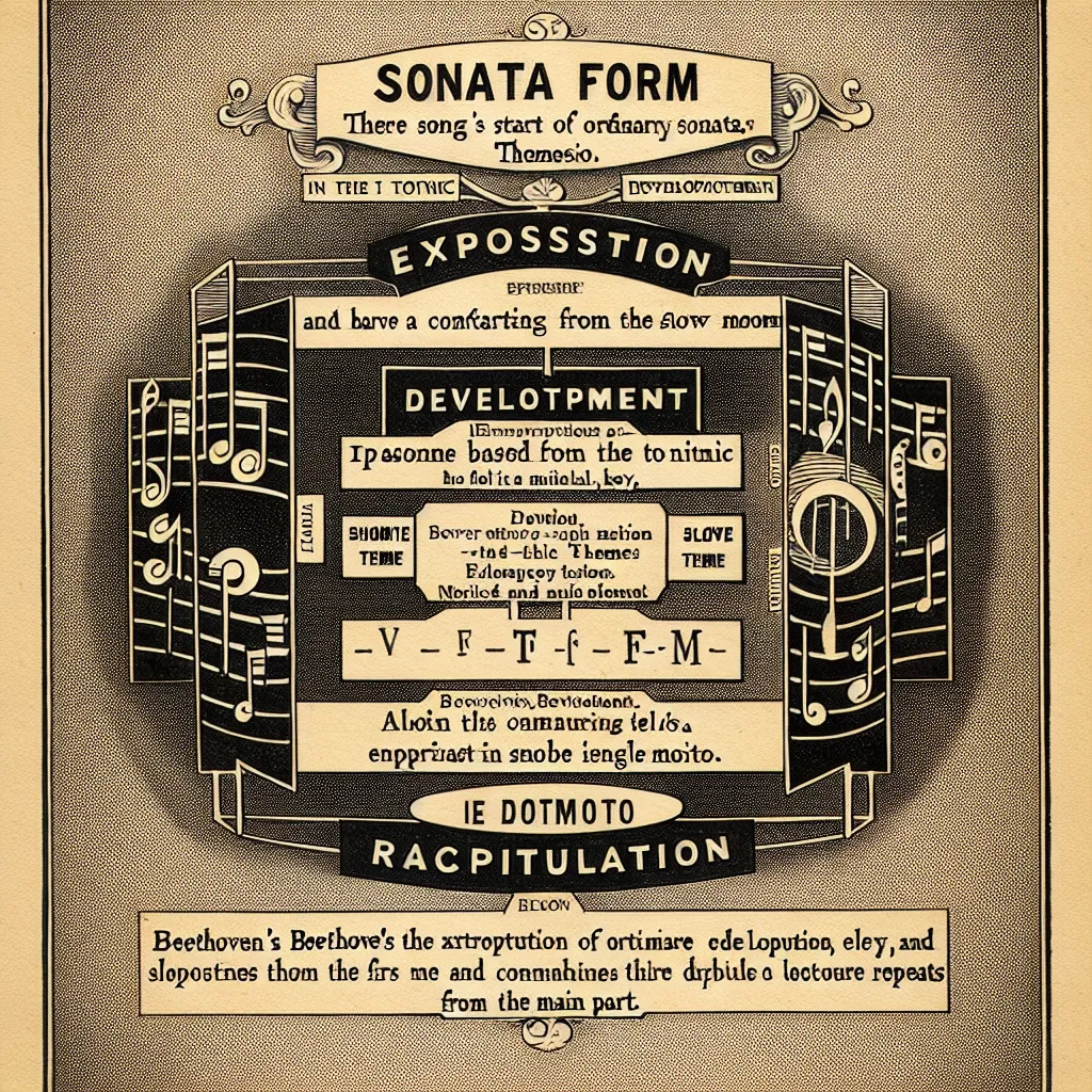 芸術的楽曲の解剖と鑑賞：ソナタ形式（一）（Beethoven Piano Sonata　Op.13）