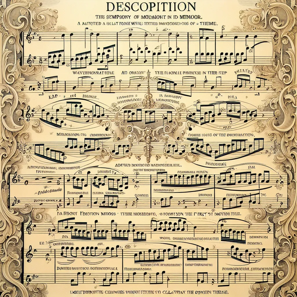 芸術的楽曲の解剖と鑑賞：シンフォニー形式（一）（モーツアルト　交響曲第40番）