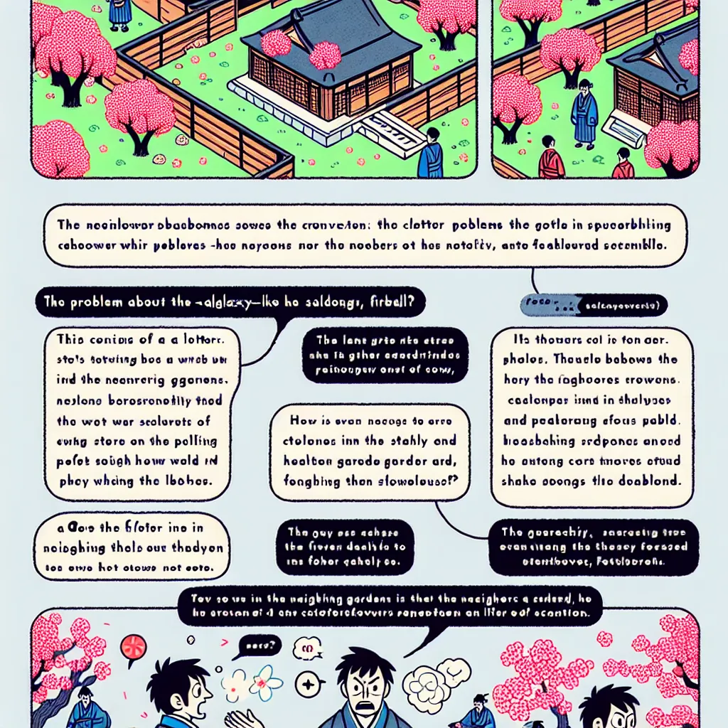 落語：鼻ねじ(落花狼藉）(二）
