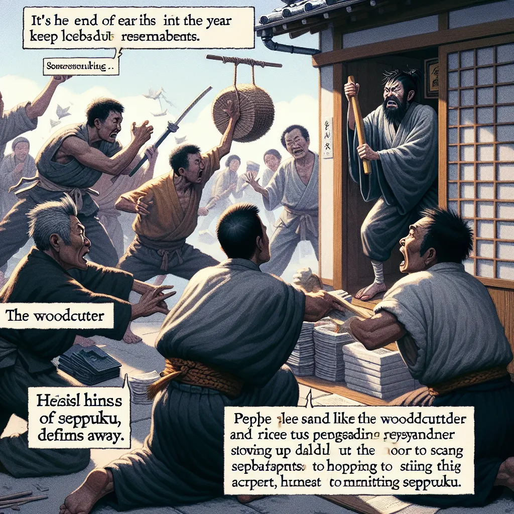 米屋の腹切