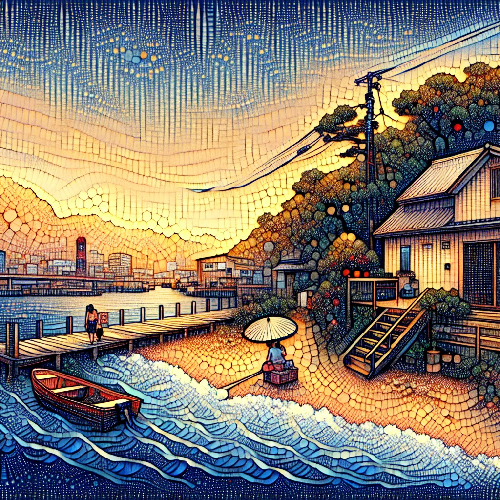 九月十日　／　舟至由良港