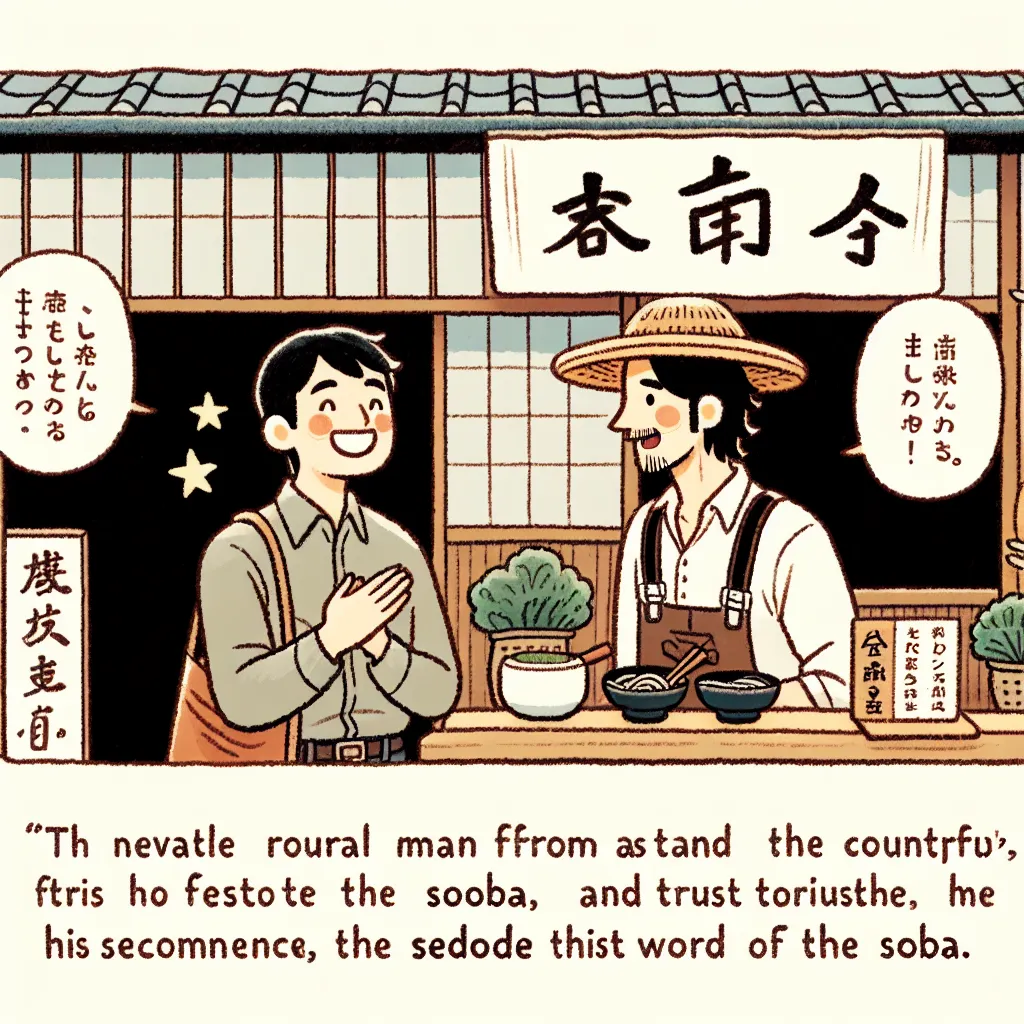 落語：よい々々蕎麦（上）
